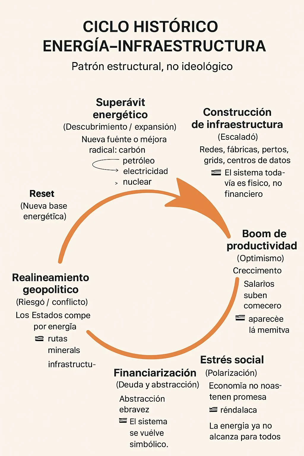 Figura 1 — L'energia è la chiave: la mappa del futuro secondo la fisica
