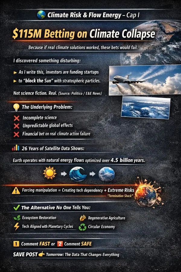 Climate Risk and Flow Energy: $115M to Block the Sun (Cap-I)