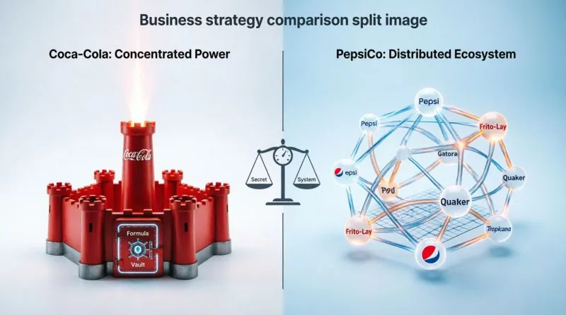 Figure 1 — Coca-Cola versus PepsiCo: When the Secret Makes You Lose