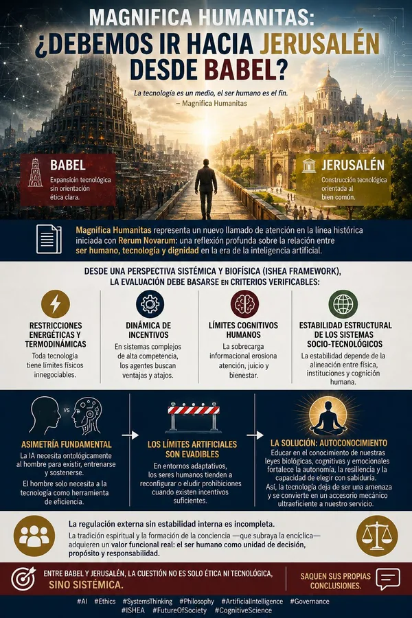 MAGNIFICA HUMANITAS: ¿Babel o Jerusalén en la era de la IA?
