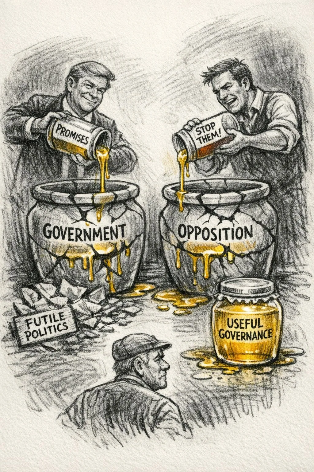 Figure 1 — From Futile to Useful Politics (Cap-I)