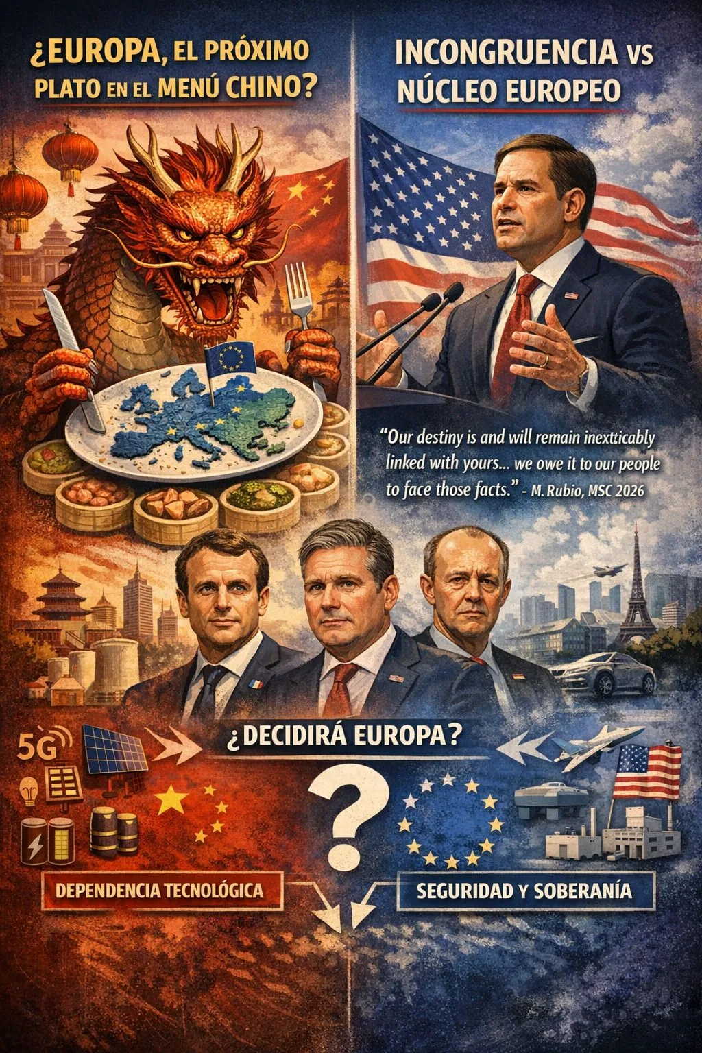 Figura 1 — ¿Será Europa el próximo plato del menú chino?
