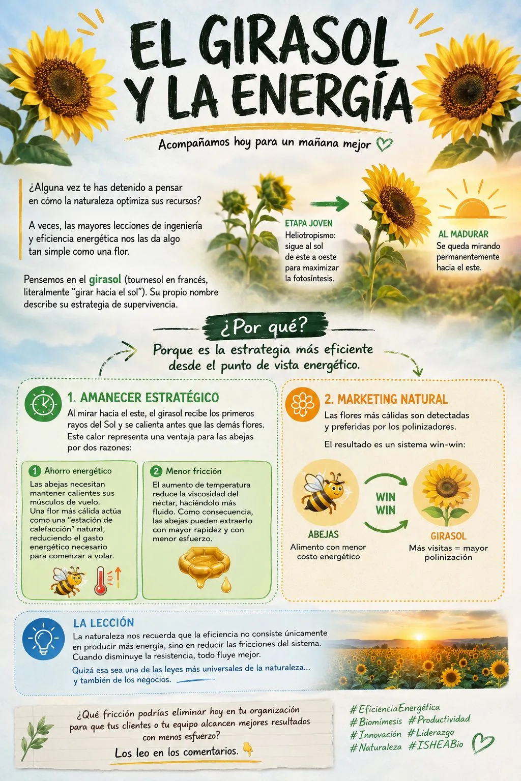 Figura 1 — El girasol y la energía