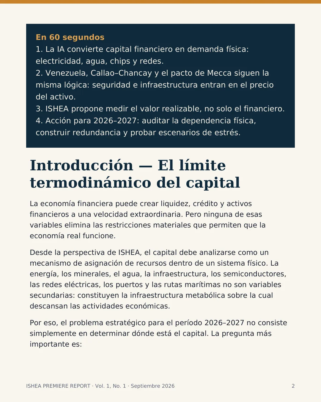 Figura 4 di 4 — Il limite fisico del capitale: energia, infrastrutture e geopolitica